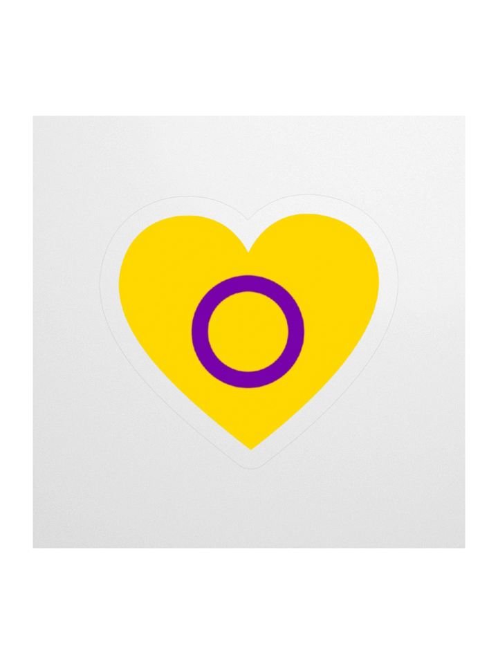 Intersex Heart Sticker product image (1)