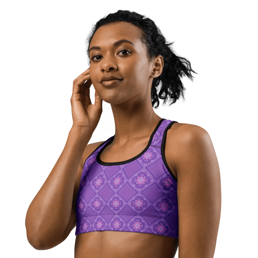 Lilac_Pattern Sports Bra01 product image (6)