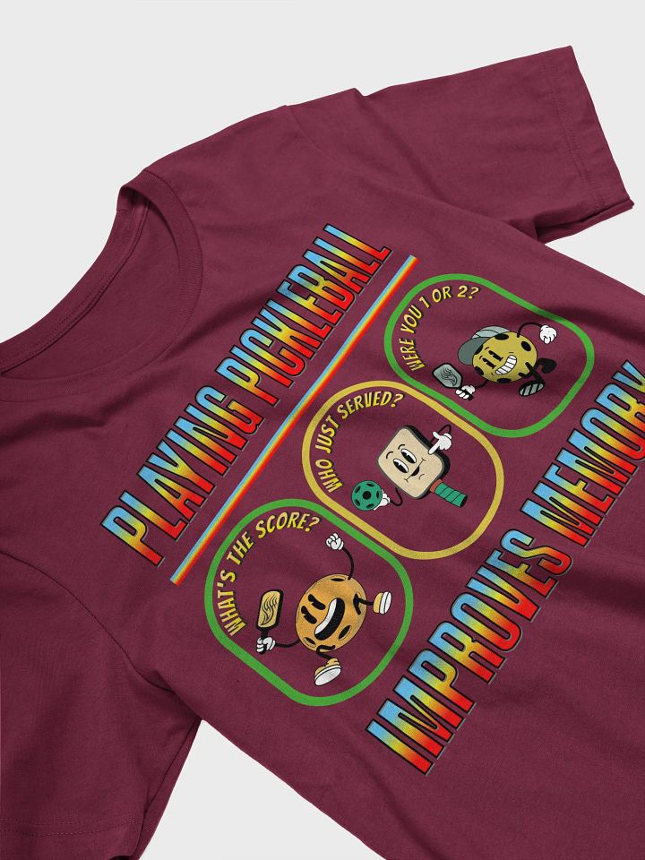 Playing Pickleball Improves Memory Lane T-Shirt product image (10)