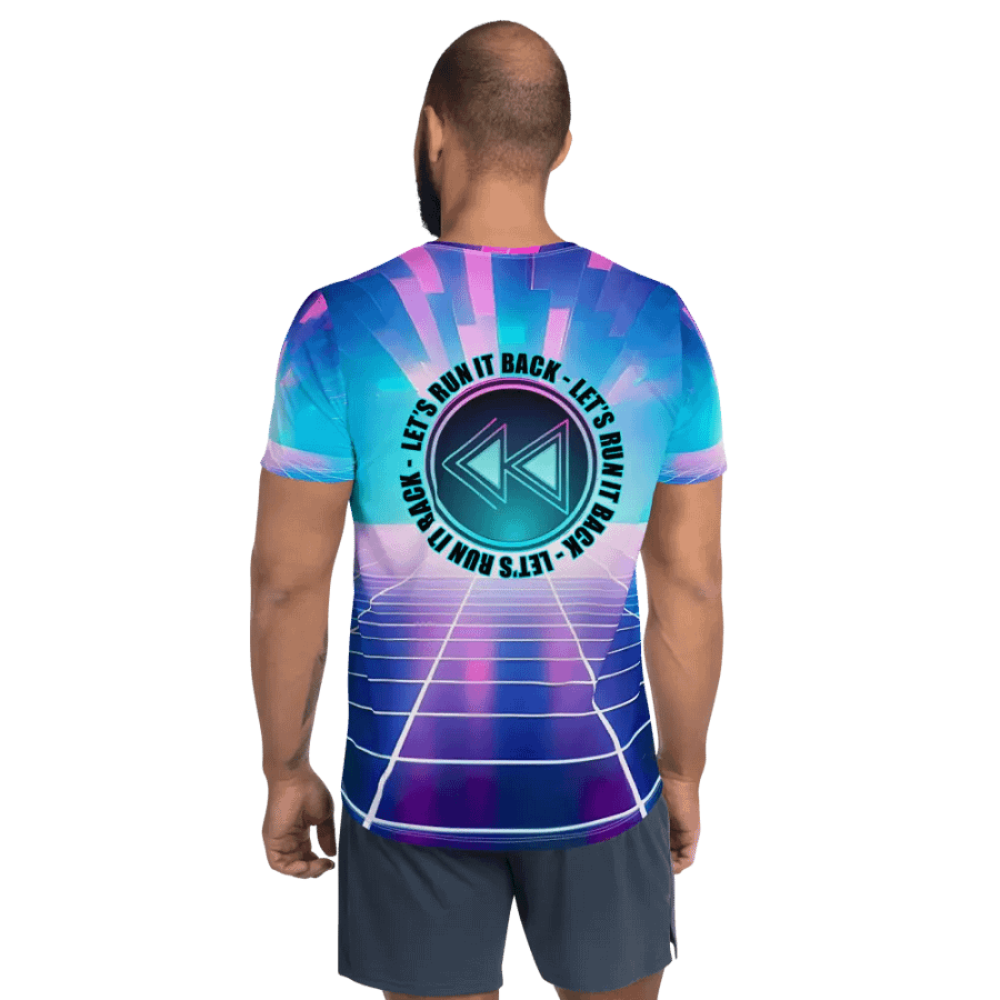 Revitalize Retro Vibes All-Over Print Tee product image (4)