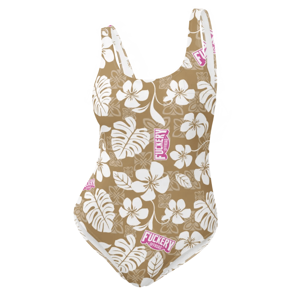 Fuckery Offroad Ladies Hawaiian Swinsuit - Tan product image (3)