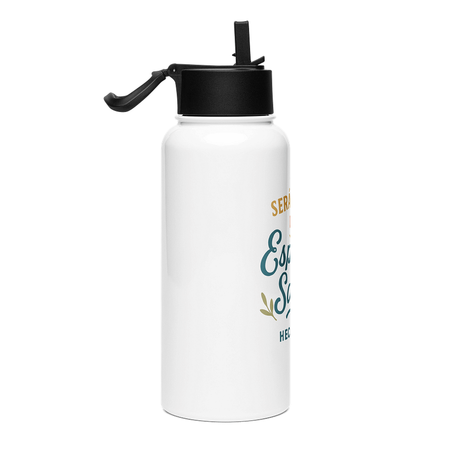 Stainless Steel Water Bottle – “Serás Lleno del Espíritu Santo” – Spanish Bible Verse product image (4)