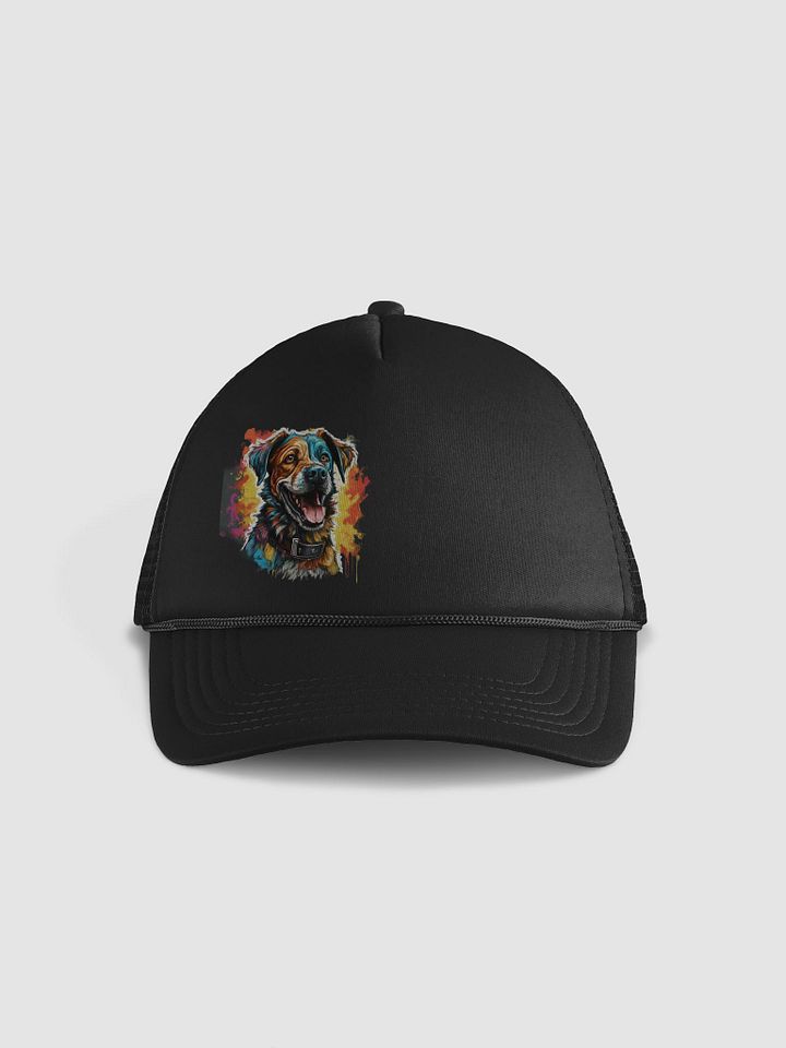 Vibrant Pup Painted Foam Trucker Hat product image (1)