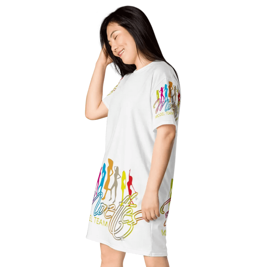 MOETTES PASSION WHT T SHIRT DRESS product image (4)