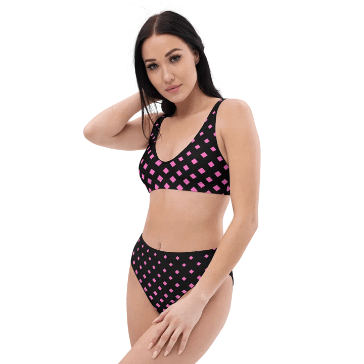 Midnight Sparkle High Waisted Bikini Set product image (1)