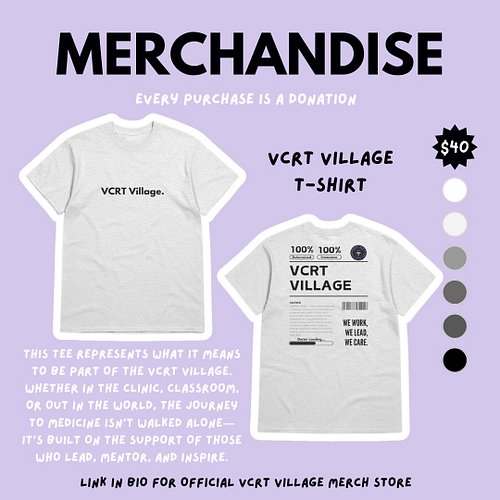 🚨 VCRT Merch is Here – Wear the Mission. 🚨 Link In Bio!

Whether you’re a pre-med student, aspiring physician, or passionate ...