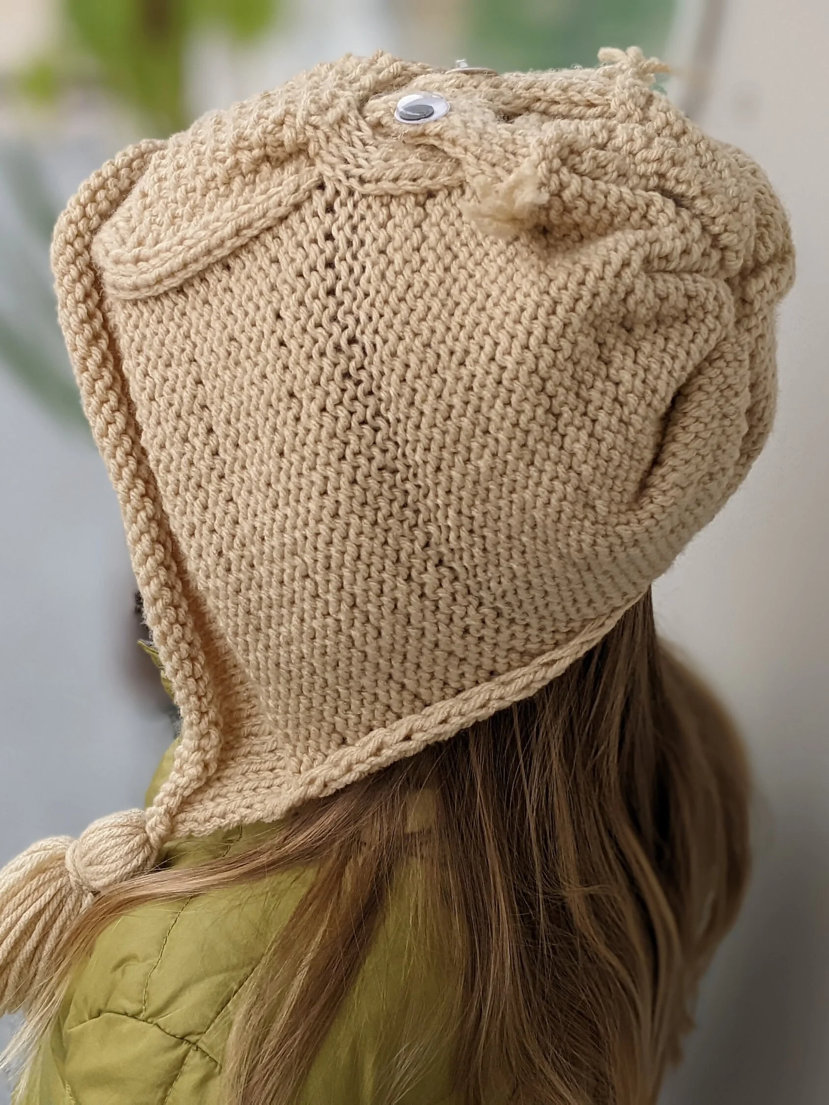 Knit Owl Hat Pattern (Toddler Size) product image (5)