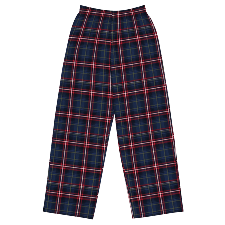 Red/Navy Plaid Unisex Lounge Pants product image (9)