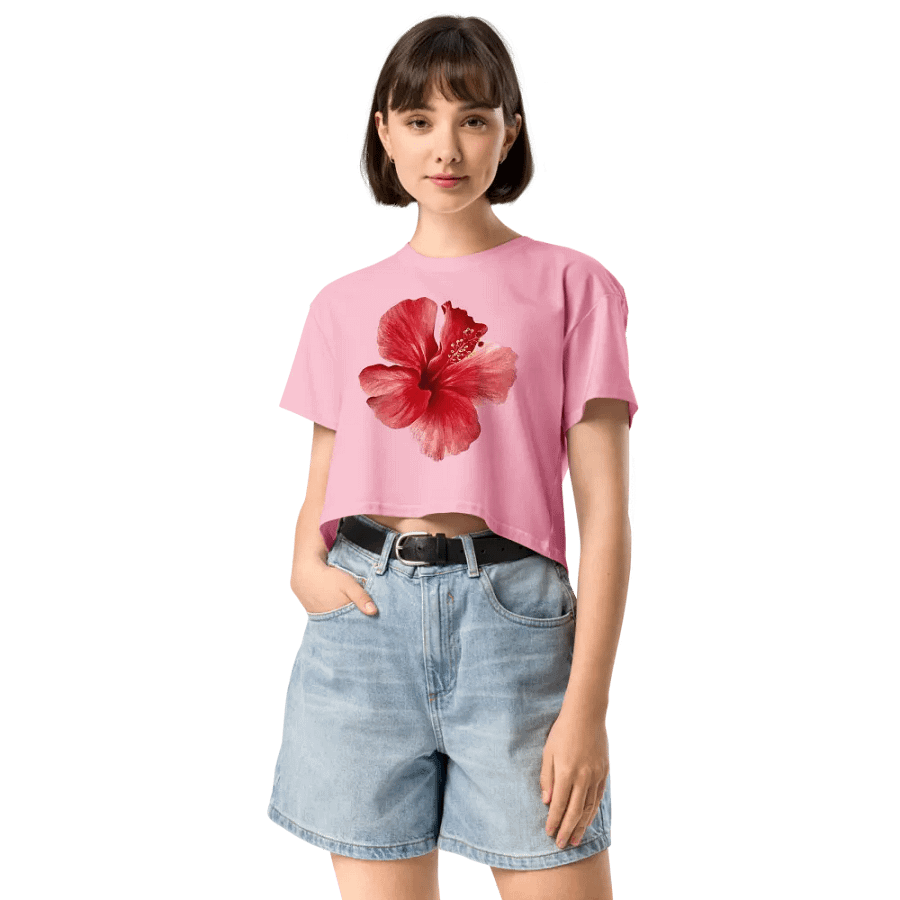 Hibiscus Harmony Crop Top product image (5)