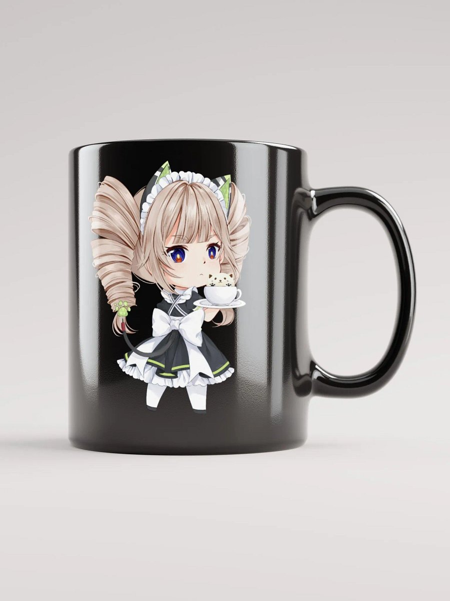 Black Glossy Mug - Shiro Maid (Tower of Fantasy) product image (6)