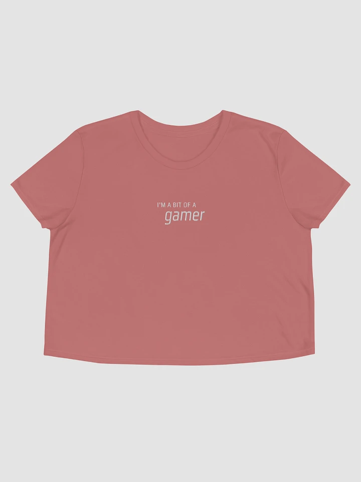 Bit of a Gamer Crop Flowy Shirt product image (5)