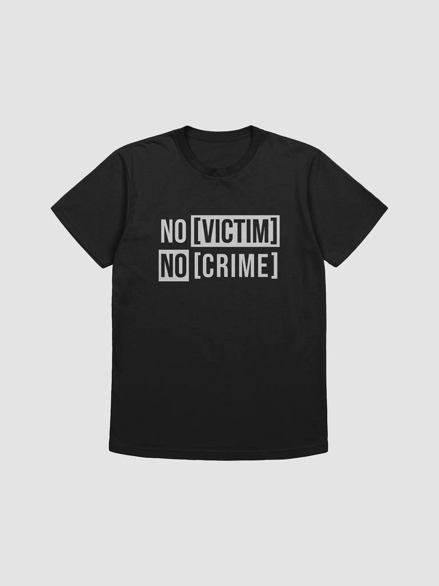 No Victim No Crime V2 White Design Next Level Tee product image (3)