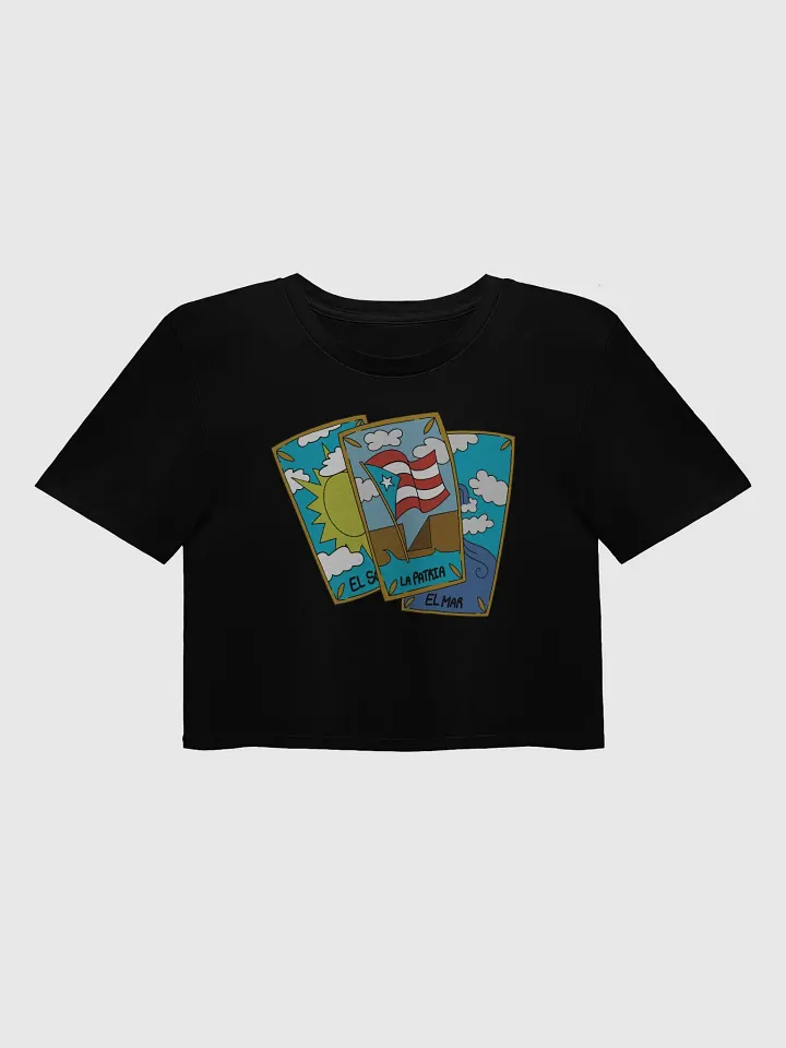 Borinken Tarot Crop Top - El Sol, El Mar, La Patria product image (1)
