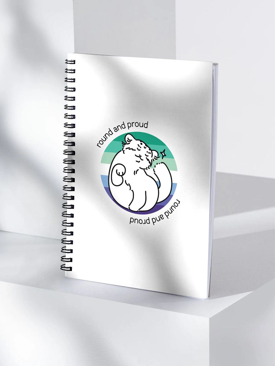 Round and Proud Manul Gay MLM Version - Spiral Notebook product image (4)