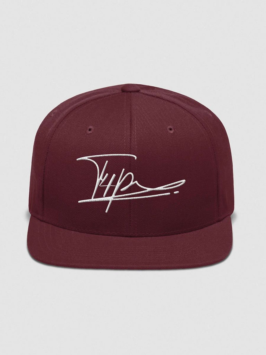 T4P Wool Blend Snapback - Maroon/White product image (1)