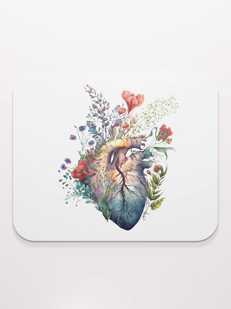 Wildflower Anatomy Heart Mouse Pad product image (2)