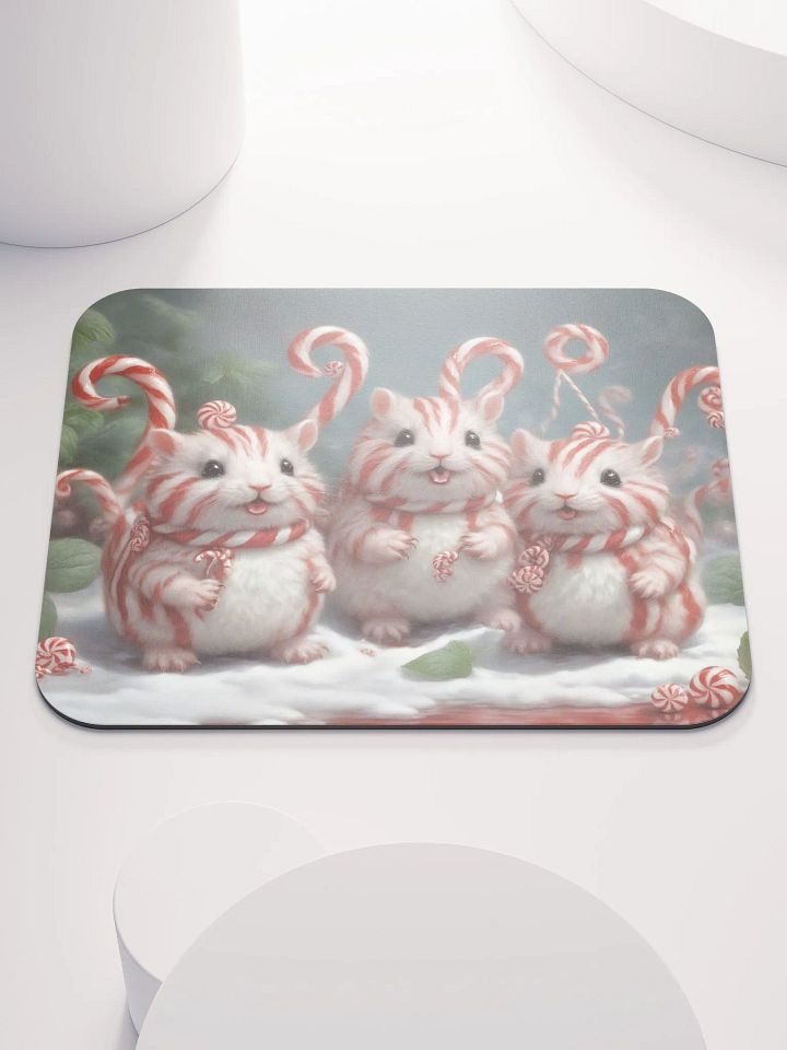 Candy Cane Critter Mouse Pad product image (1)