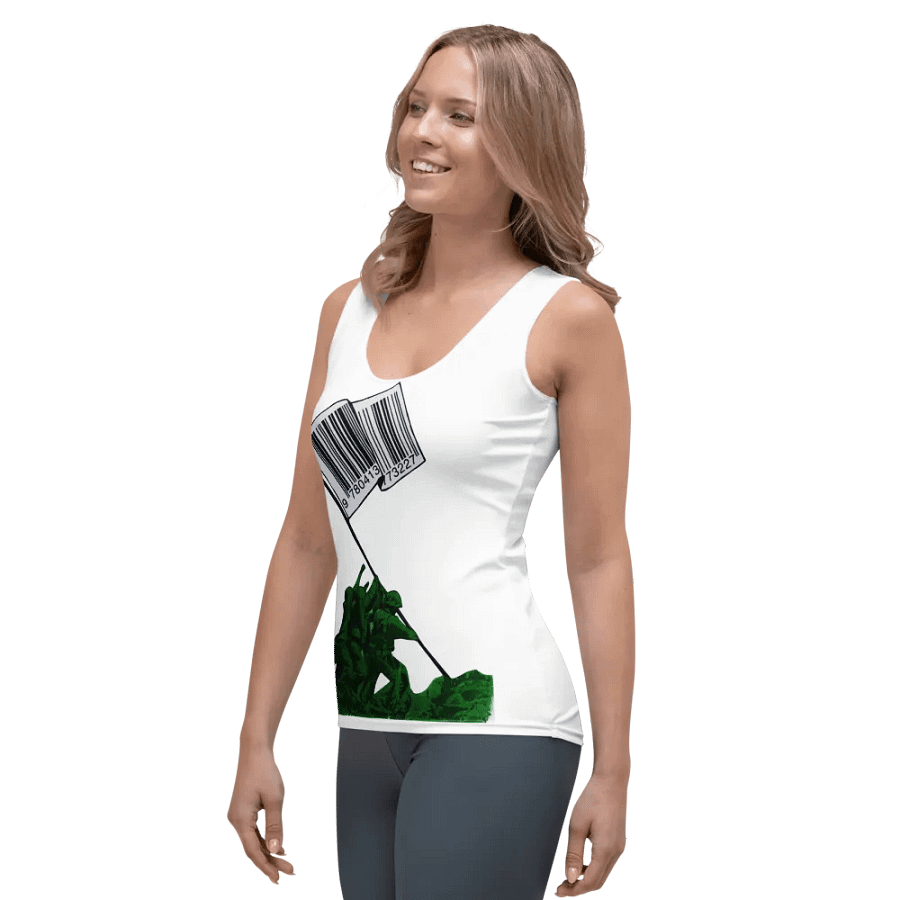 Raising The Flag Of Commerce - All-Over Print Women's Tank Top product image (3)