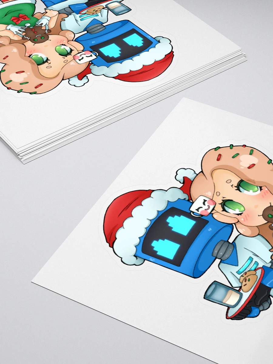 Gingerbread Kisses Christmas Sticker product image (3)