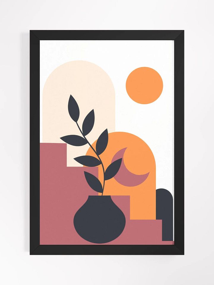 Abstract Geometric Vase Art Print product image (4)