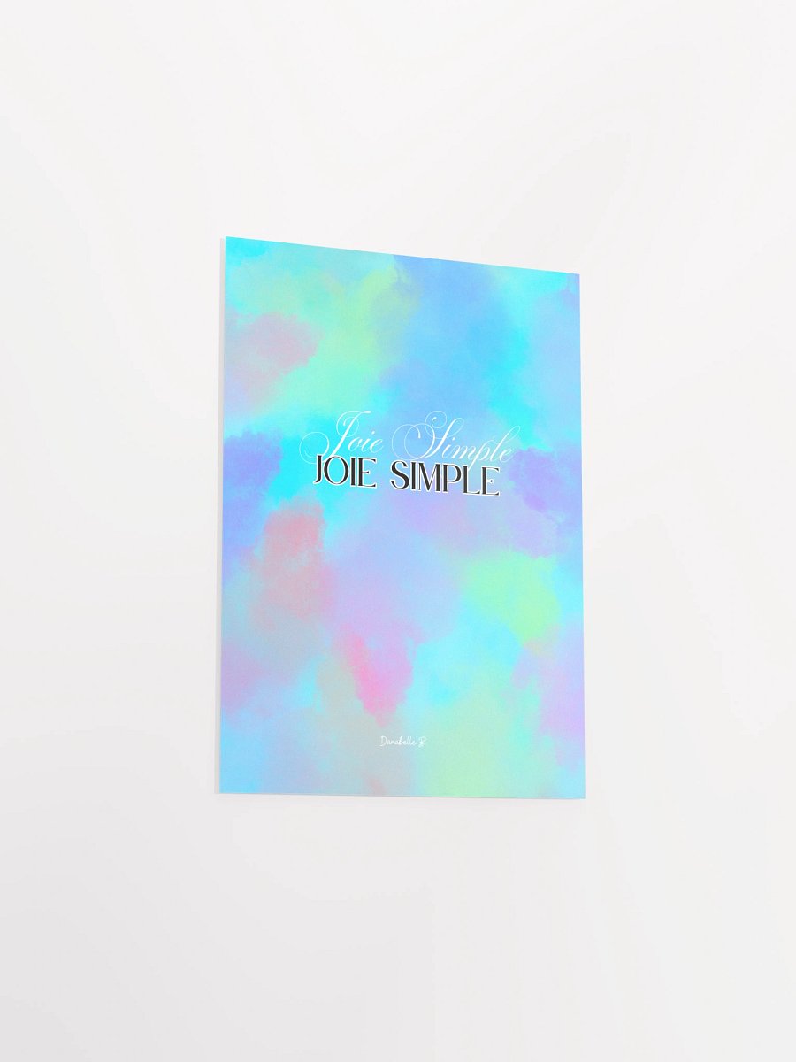 Poster Pastel Nuances de Lumière - Joie Simple - Cadeau Inspirant product image (6)
