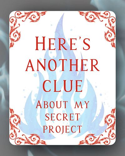 Shhh… I did say it was fiery and magical, didn’t I? 🔥✨

Here’s another clue about my secret project:
It’s an anthology...
💥 B...
