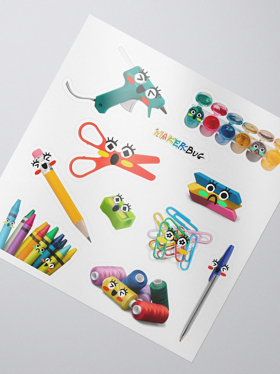 DAILY ART SUPPLIES (set 1) Sticker Sheet product image (2)