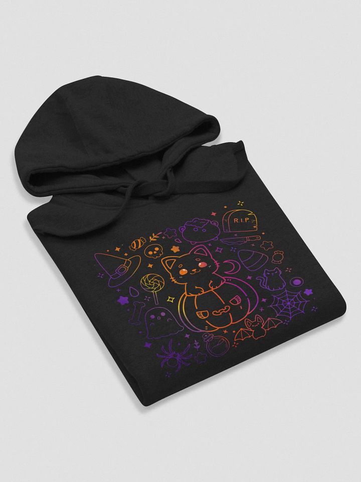 pumpkin cat outline // hoodie product image (2)