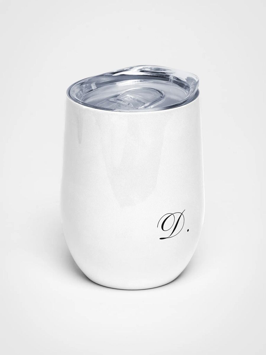 D. Dotted Elegance minimalistic Wine Tumbler product image (1)