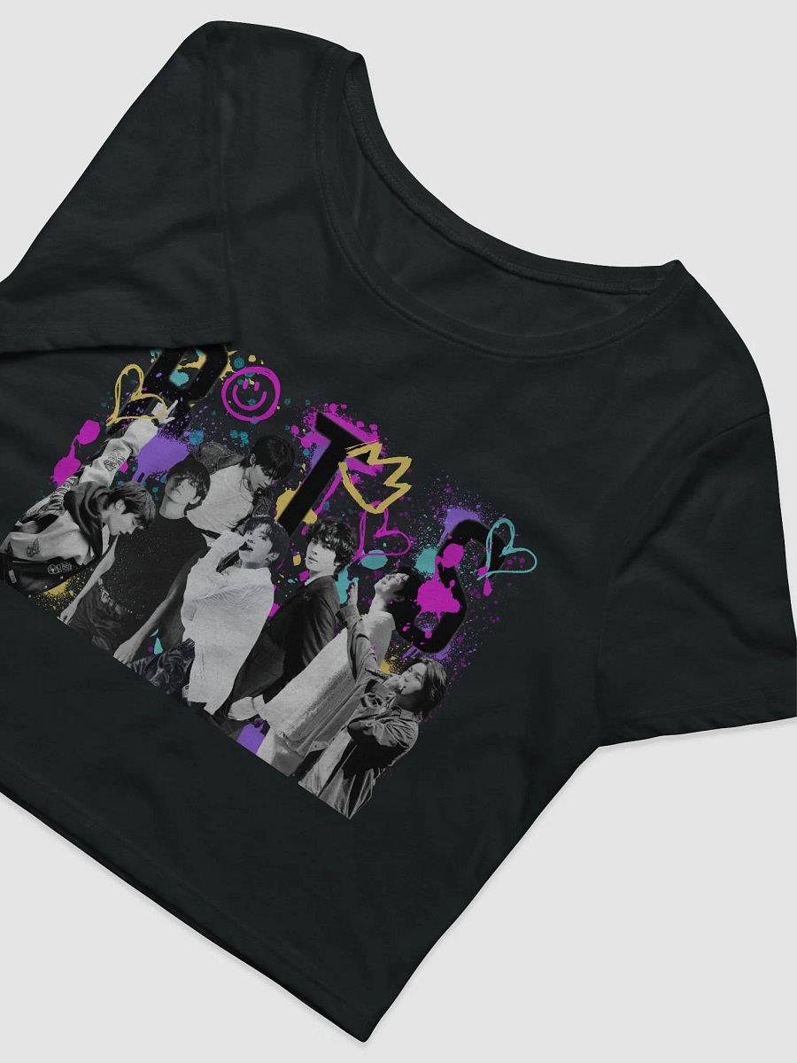 BTS Graffitti Women´s Crop Baby Tee product image (3)