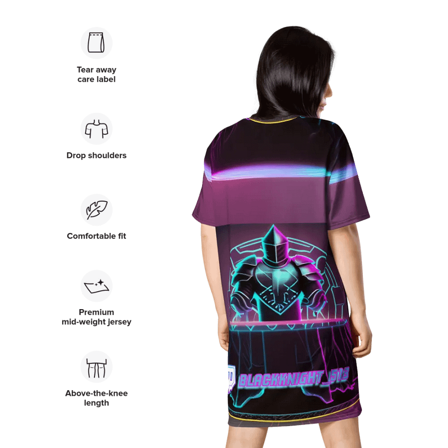 Blackknight513 All-Over Print T-Shirt Dress product image (10)