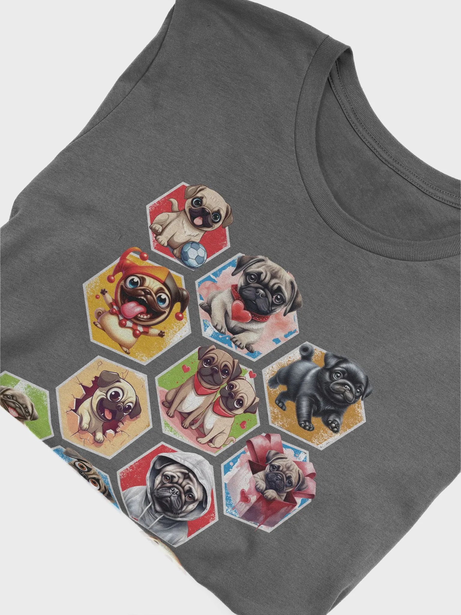 Funny Cute Pugs in Cubes for Anyone Who Loves Their Pet Pug T-shirt Tee product image (8)
