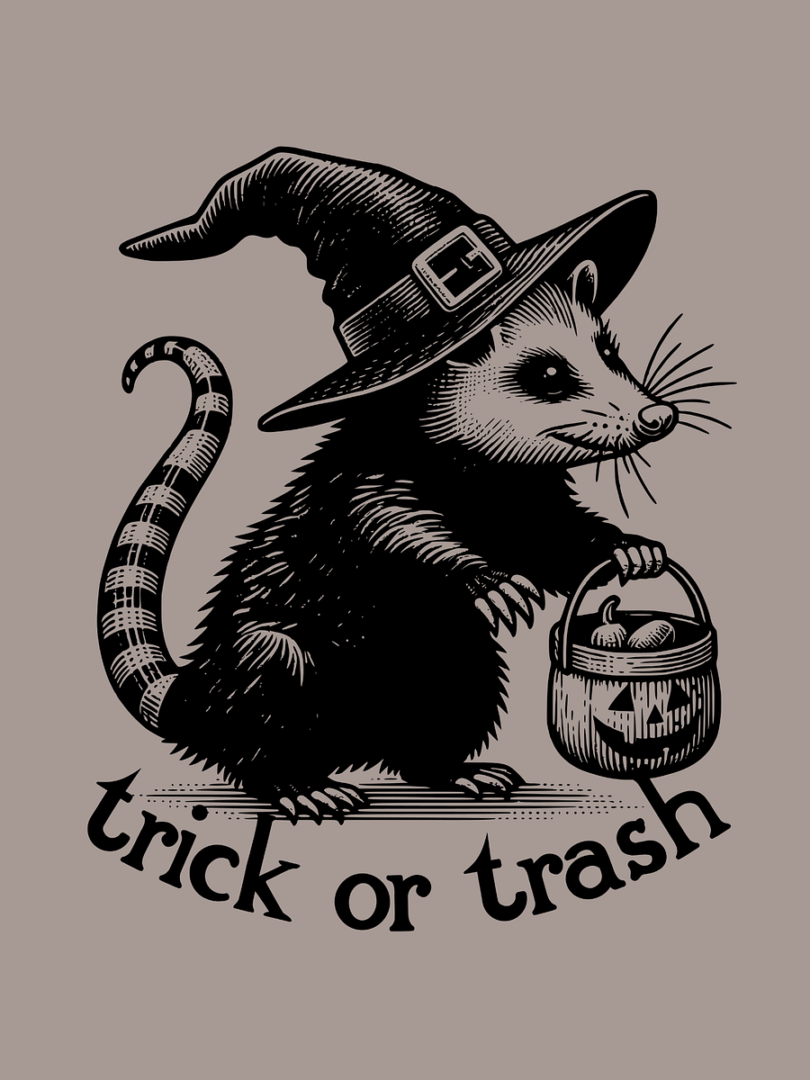Trick or Trash Possum Unisex T-Shirt product image (1)