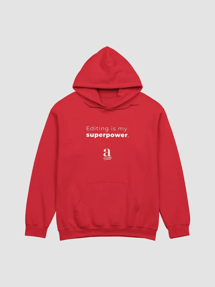 Editing is my superpower hoodie (without cape) product image (5)
