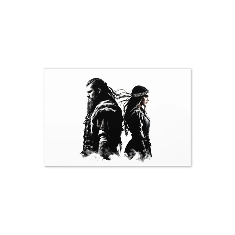 Greeting Card - Viking Couple product image (1)