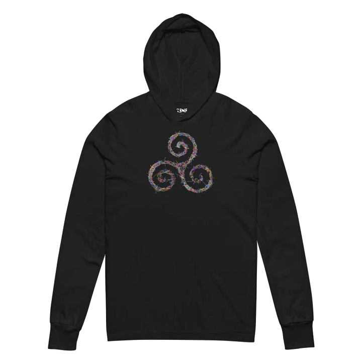 Colorful Biohazard Symbol Hooded Tee product image (2)