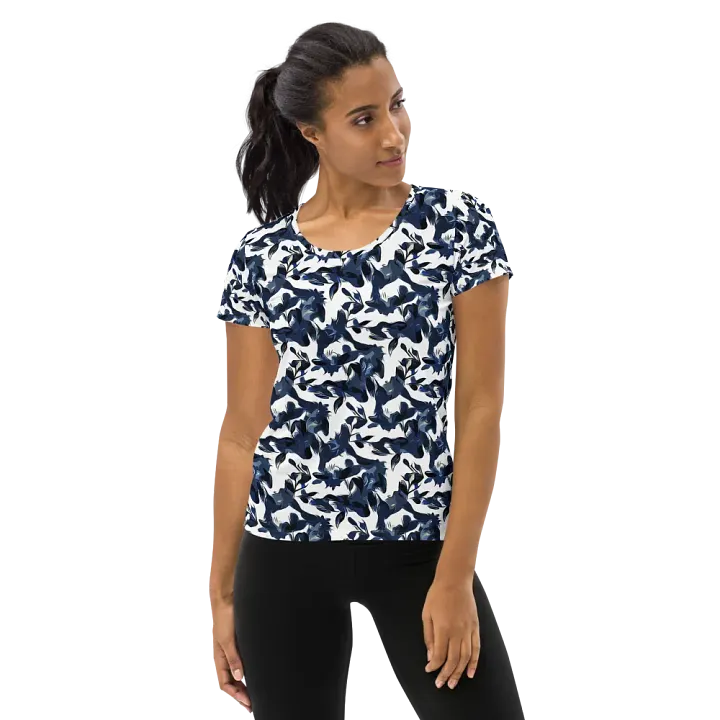Wild Waves | Women's Athletic T-Shirt product image (1)