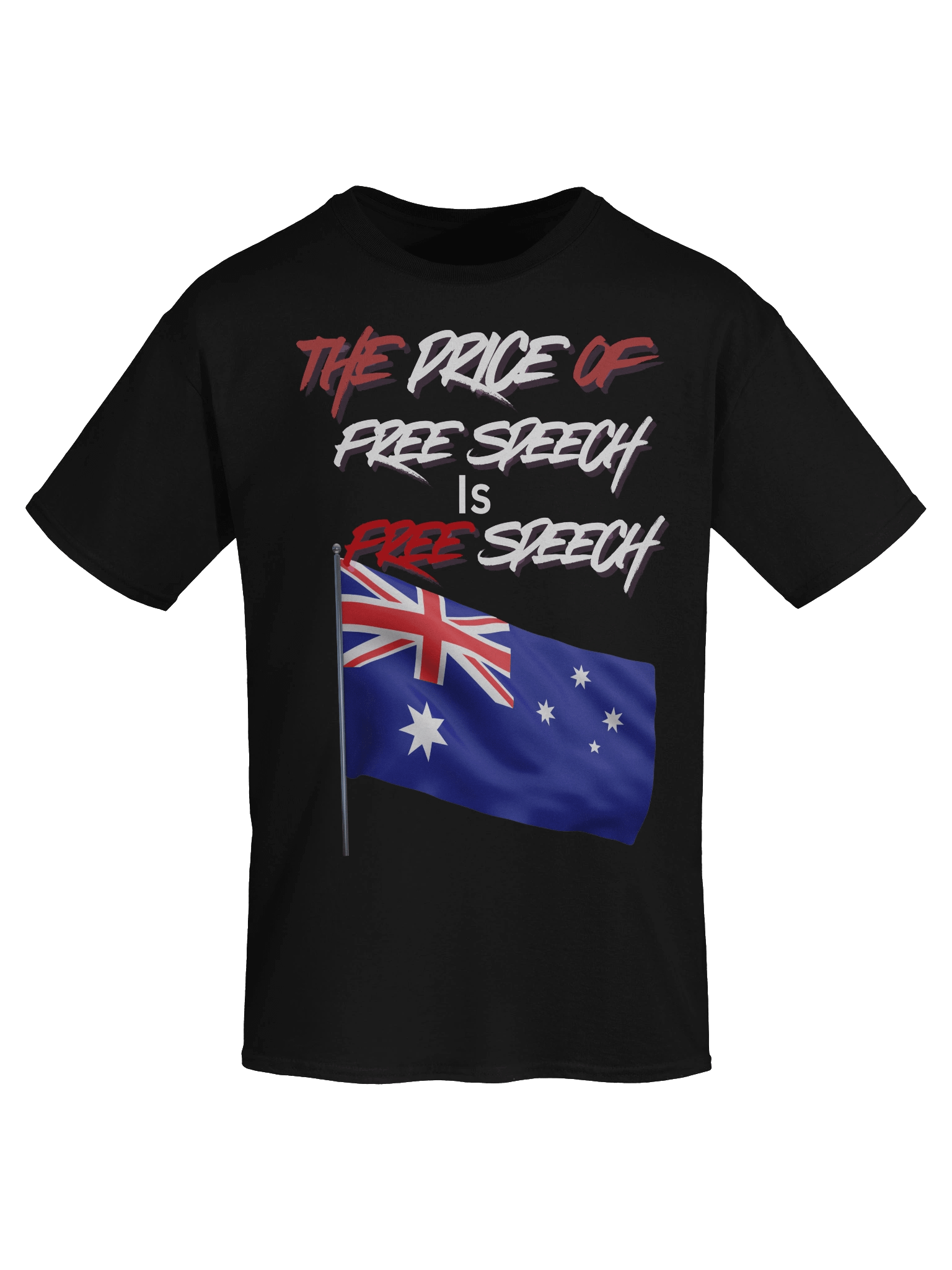 Australian Flag Free Speech Tee product image (8)
