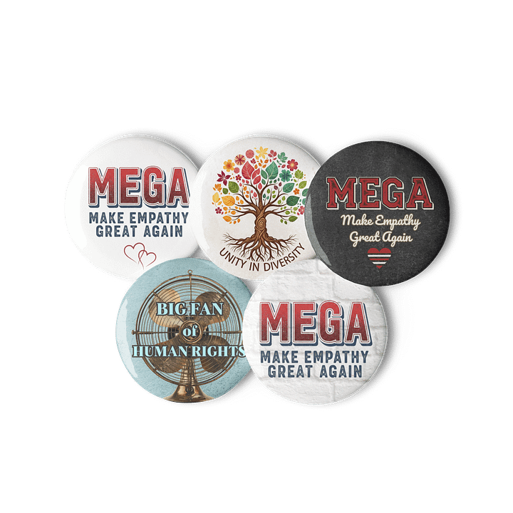 MEGA Vibes button pins set product image (2)