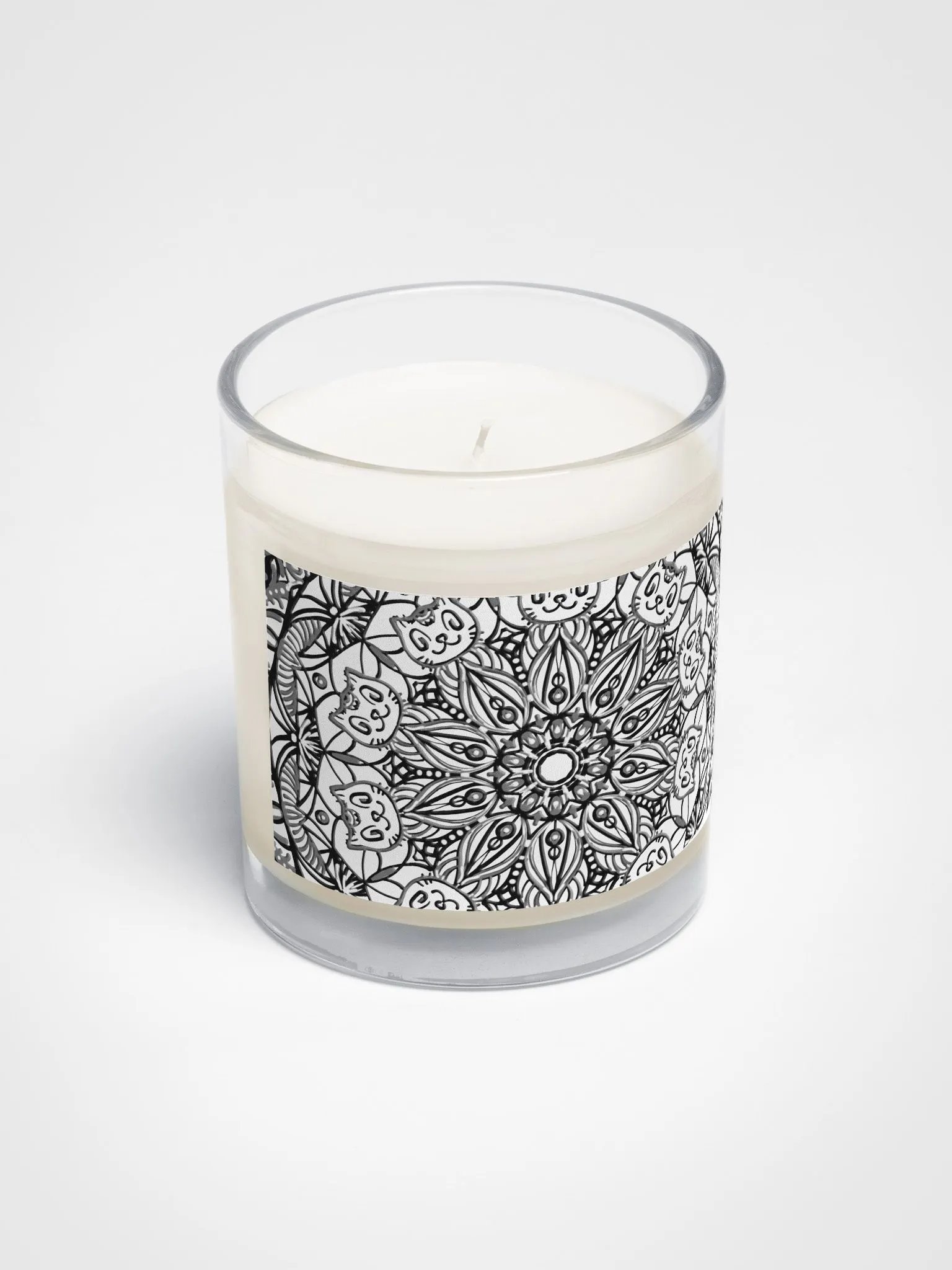 Mandala Harmony Soy Wax Candle product image (2)