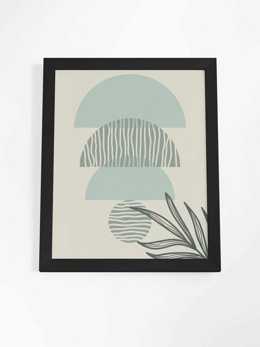Verdant Geometry Framed Matte Poster product image (64)