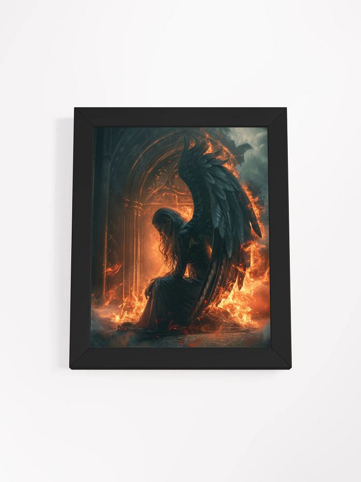Burning angel - Framed High Quality Matte Poster product image (7)