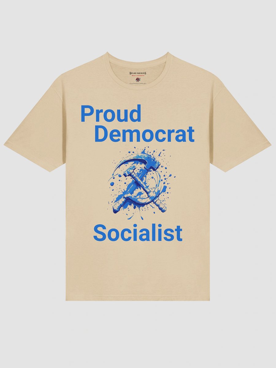 Proud Democrat Socialist Bold Identity Tee (A) product image (18)