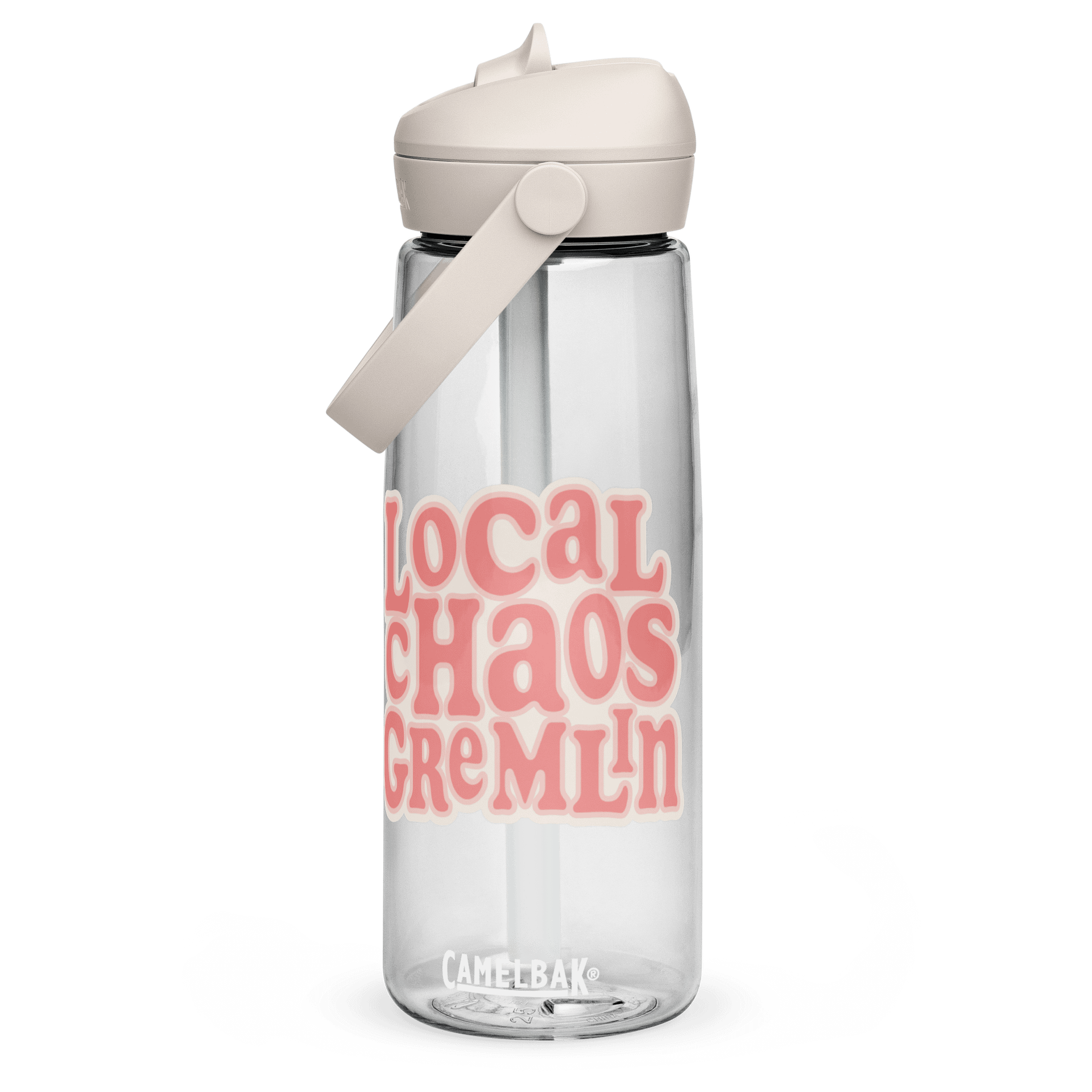 Local Chaos Gremlin Pink Water Bottle product image (1)