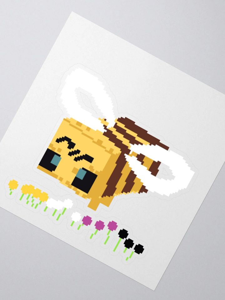 Minecraft bee sticker (nonbinary) product image (2)