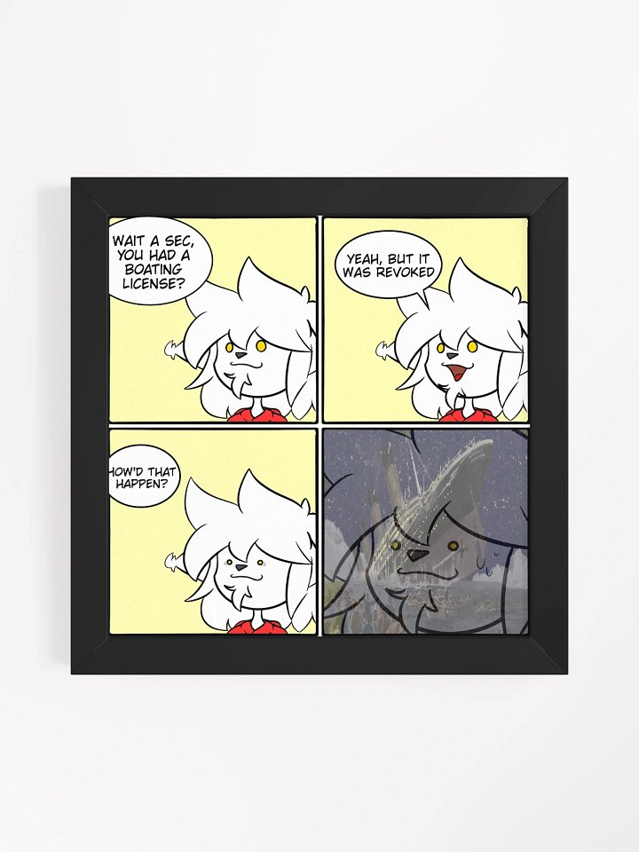 Titanic Meme Framed product image (4)