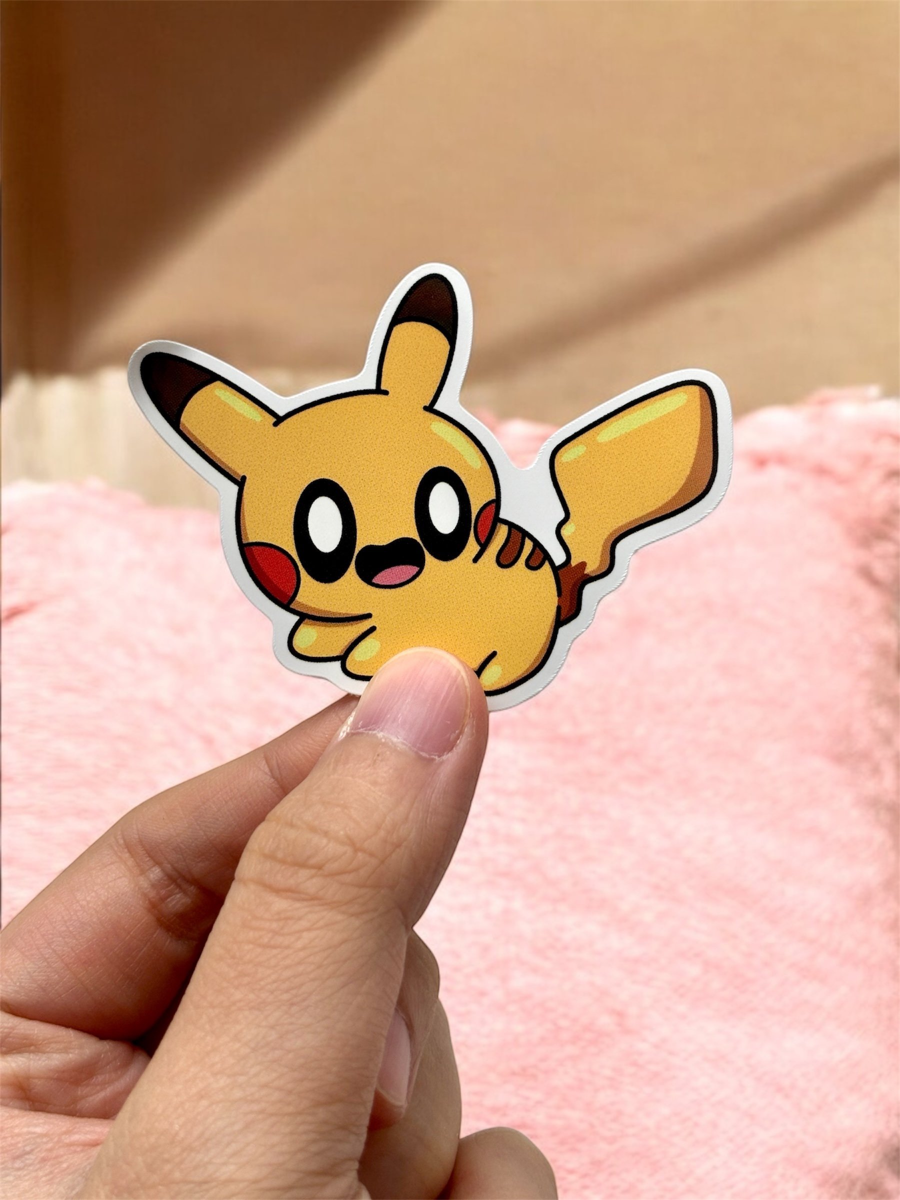 Pikachu Pokébean Waterproof Vinyl Stickers product image (1)