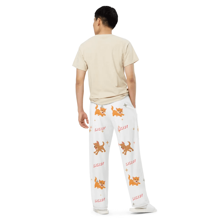 Energetic Pup Parade Wide-Leg Pants product image (5)