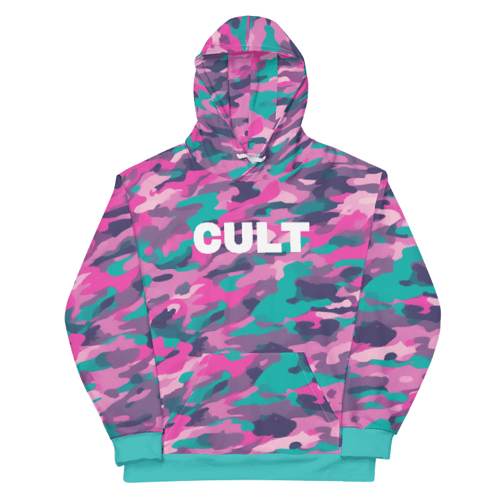 PINKTEAL CAMO HOODIE product image (1)