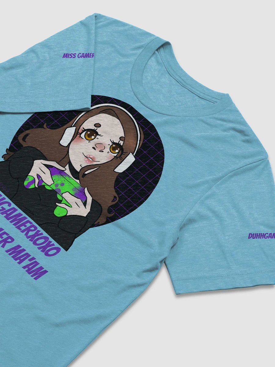 DuhhGamerXOXO/Miss Gamer Ma'am T-Shirt - Purple Text product image (3)